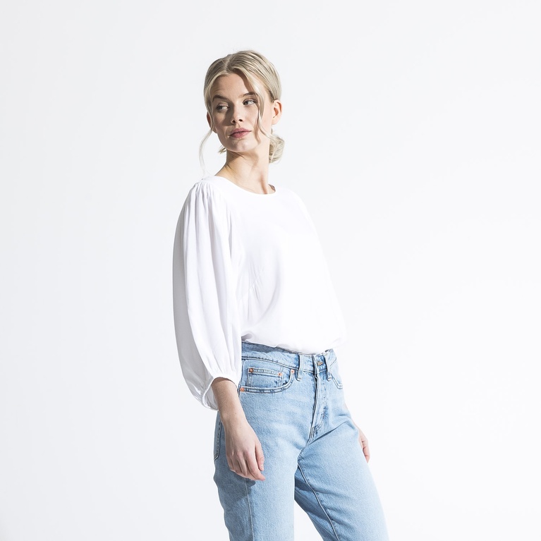 Blus med ballongärm "Sanna" Blus med ballongärm "Sanna"